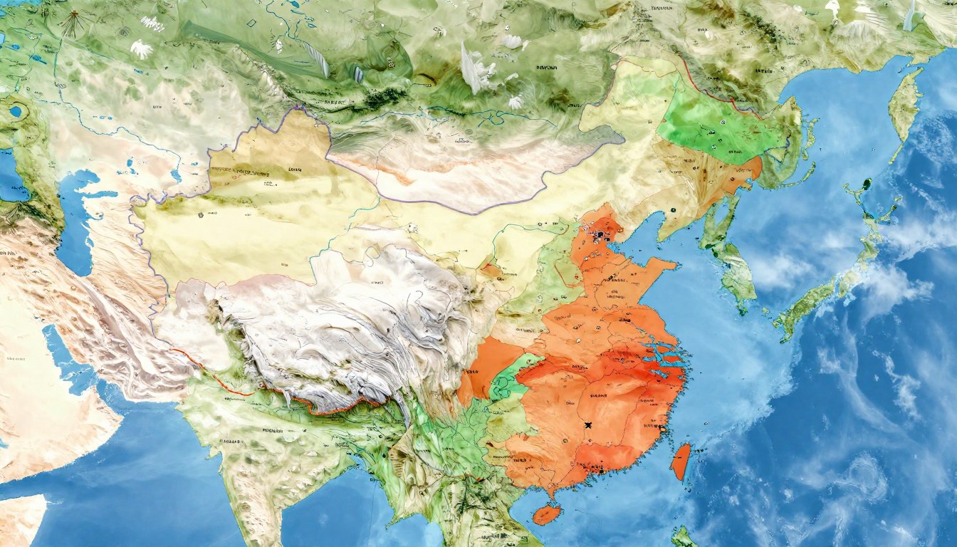 Z kim graniczą Chiny