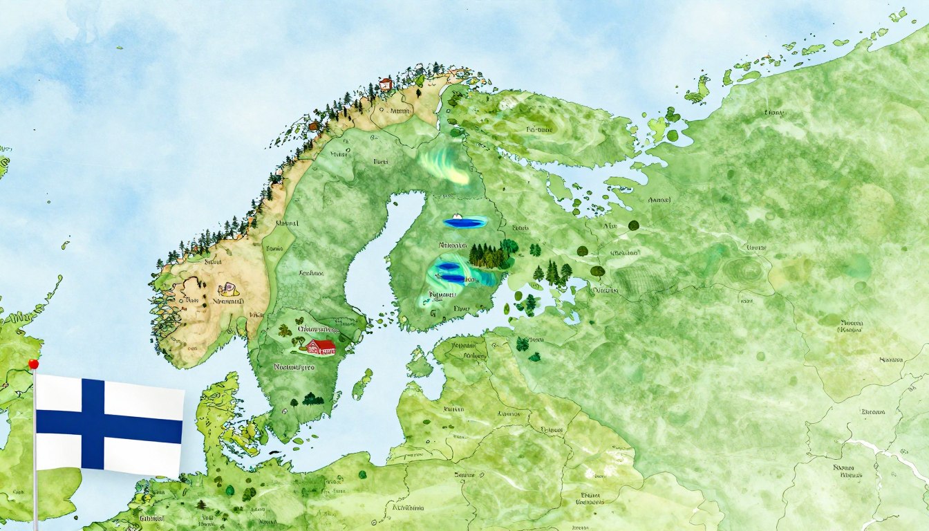 Z kim graniczy Finlandia