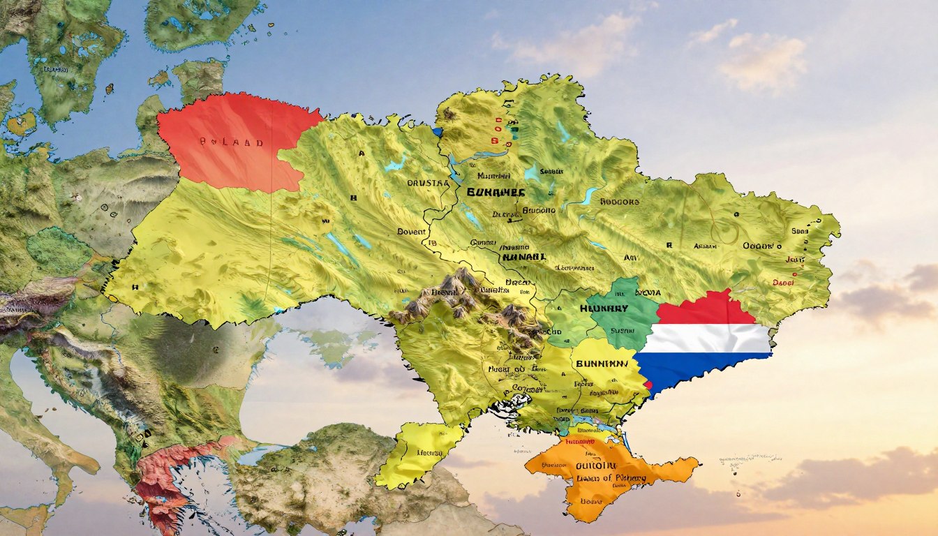 Z kim graniczy Ukraina
