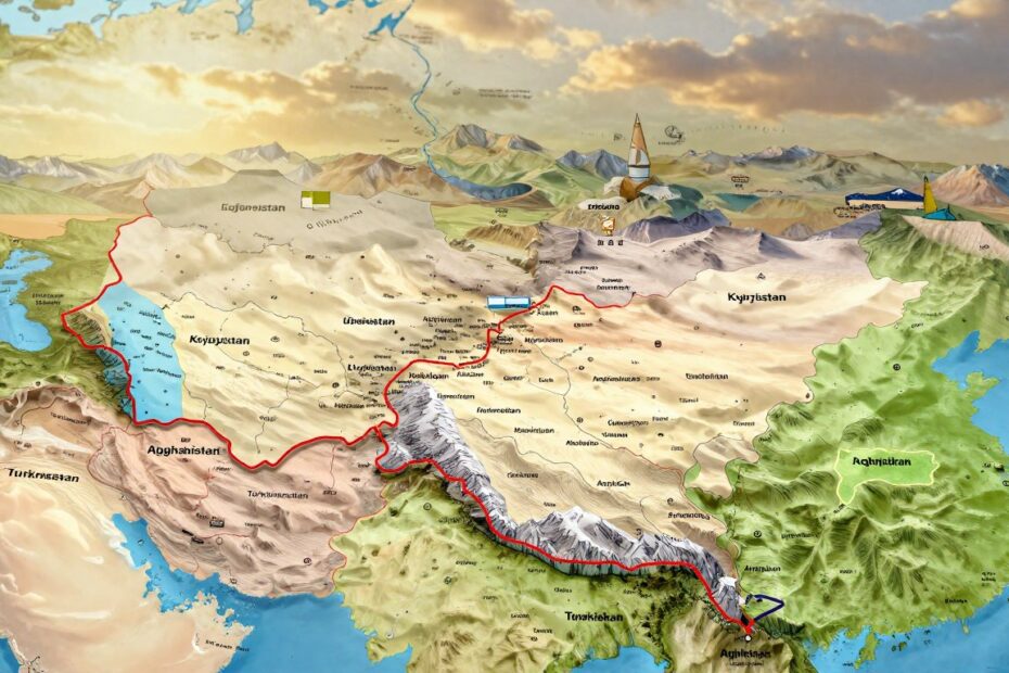 Z kim graniczy Uzbekistan